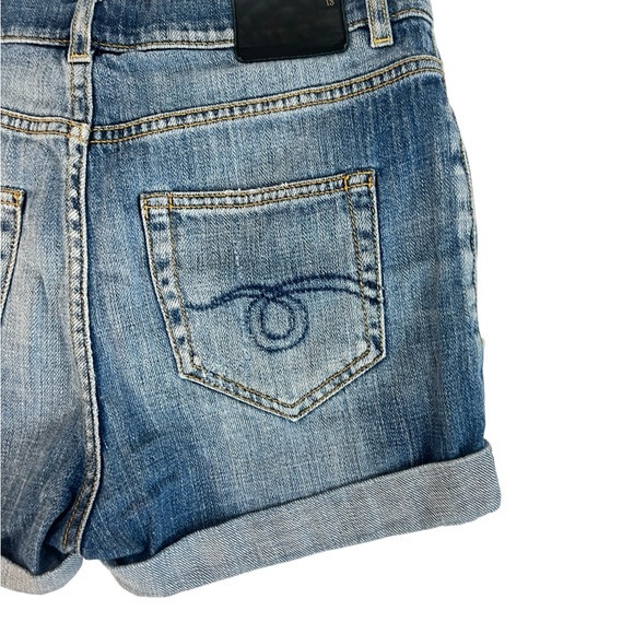 R13 Slouch short denim short i - Picture 5 of 7